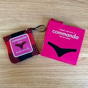 2 for 1! NIB Commando Classic Thongs (S/M)